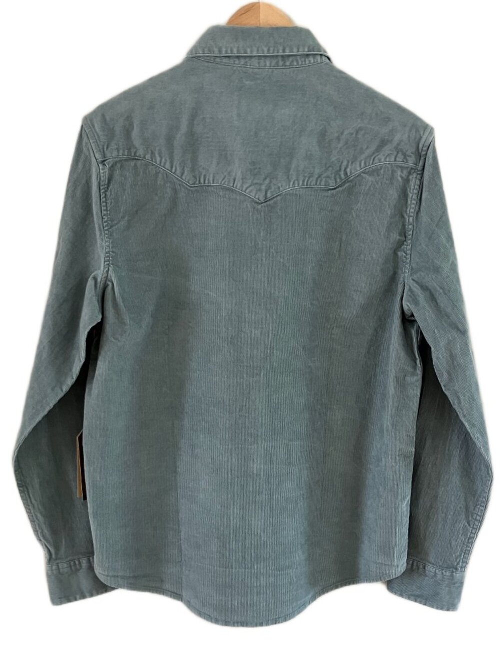 Howler Bros Brothers Banning Corduroy Snapshirt Mens M NWT MSRP$129 Iron Blue - Picture 7 of 12